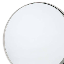 Gunner Mirror Round - Polished Nickel