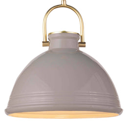 Eloise Ceramic Pendant - Grey