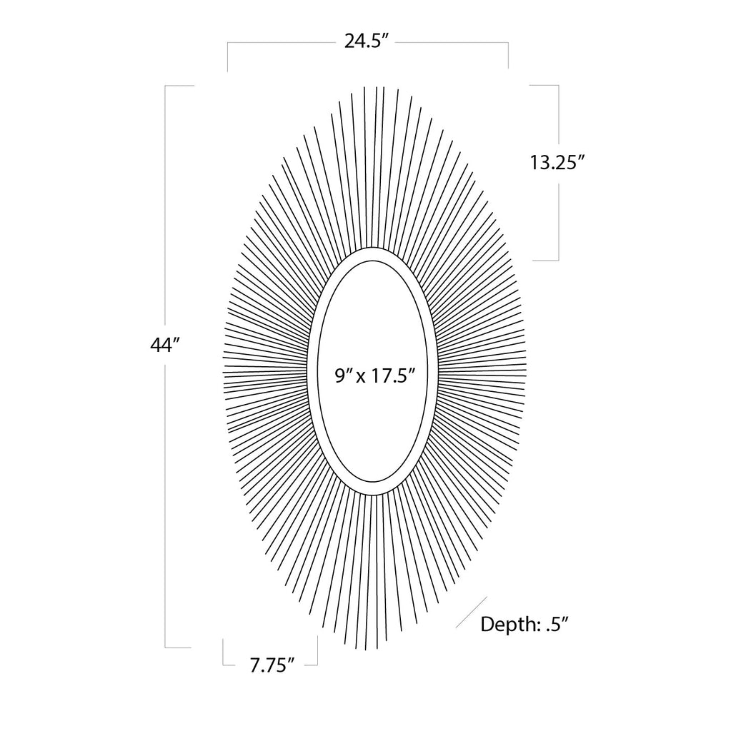 Sedona Oval Mirror