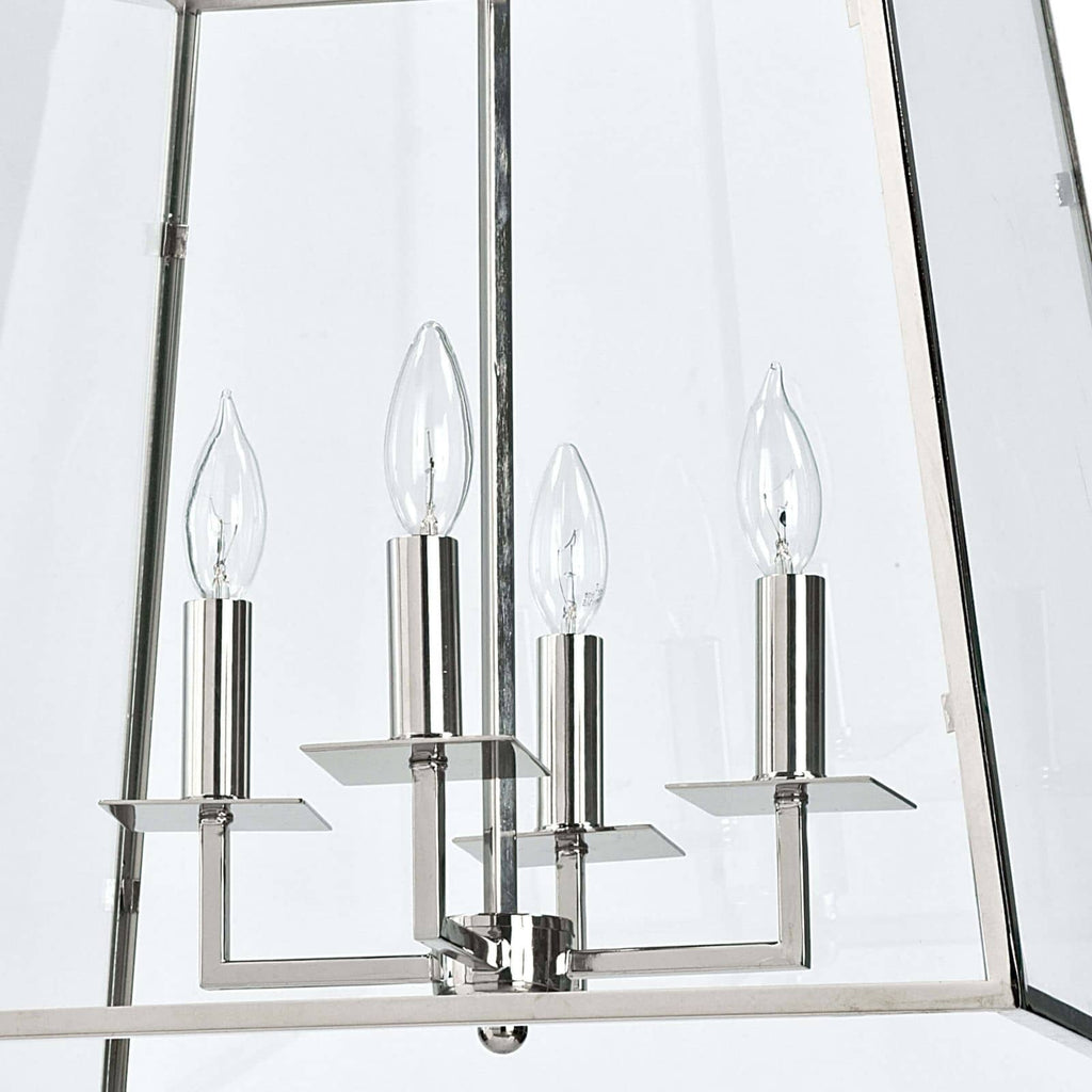 Cachet Lantern - Polished Nickel