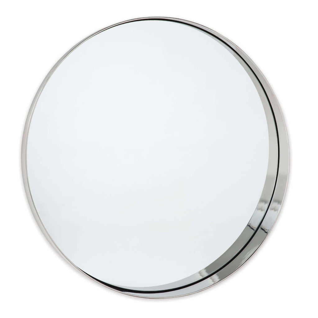 Gunner Mirror Round - Polished Nickel