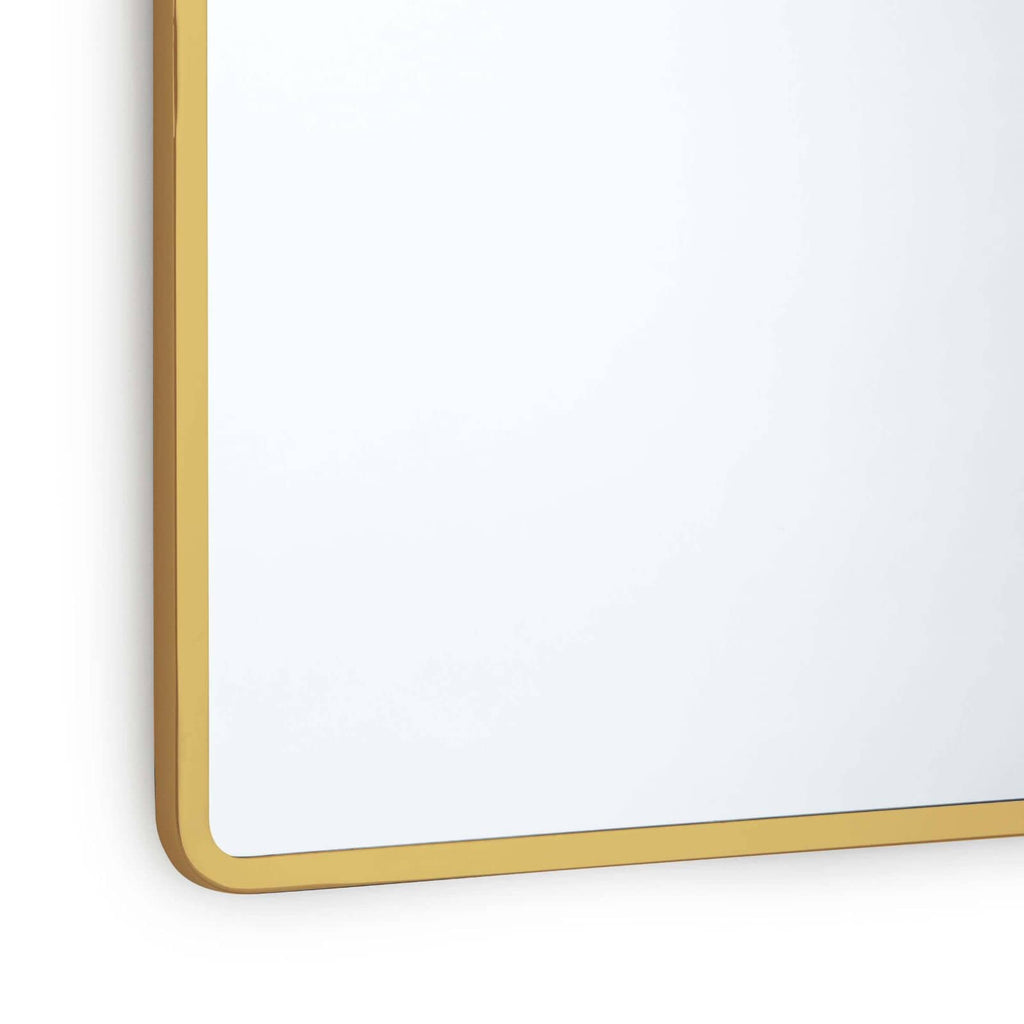 Cloak Mirror - Natural Brass