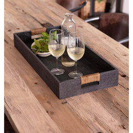 Logia Rectangle Tray Small - Grey