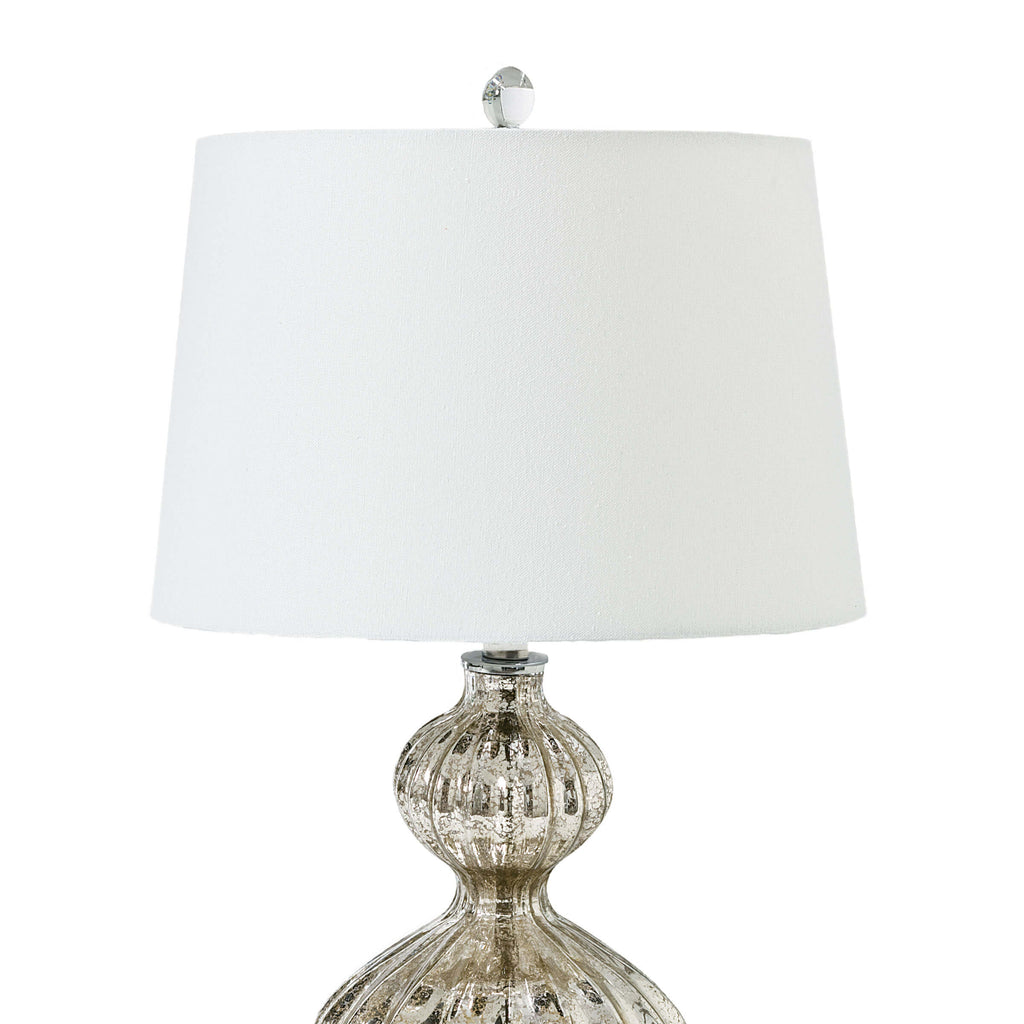 Ripple Table Lamp - Antique Mercury