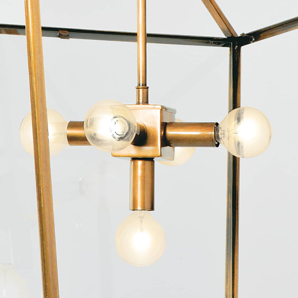 Camden Lantern - Natural Brass