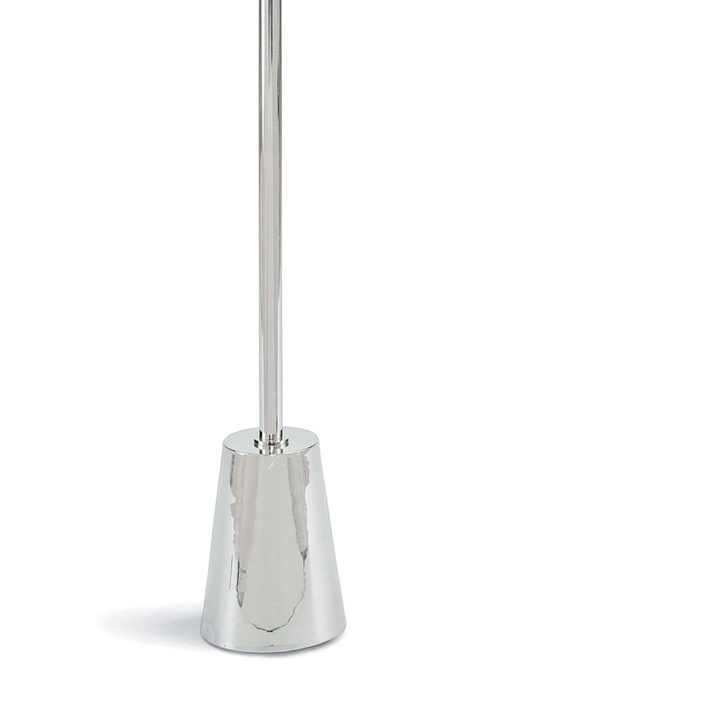 Raven Floor Lamp - Polished Nickel