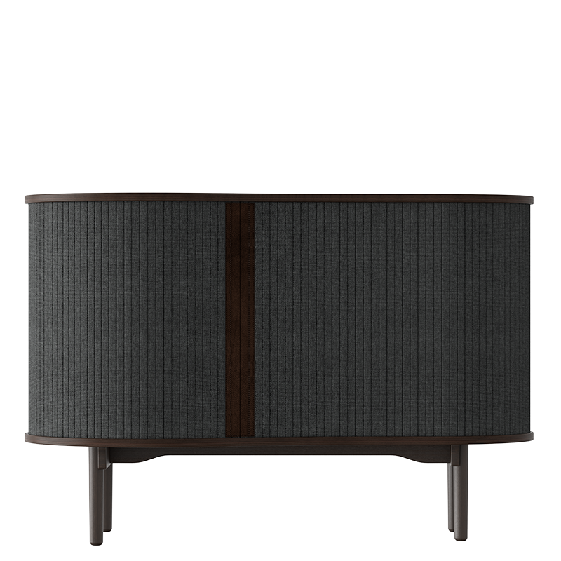 Audacious Cabinet, Dark Oak, Slate Grey