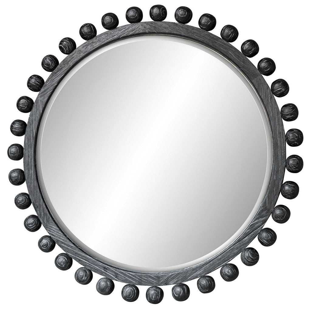 Brianza Round Mirror - 50 Ebony