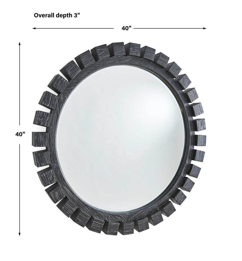 Around The Block Mirror - 40 Ebony