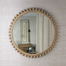 Brianza Round Mirror - 72 Natural