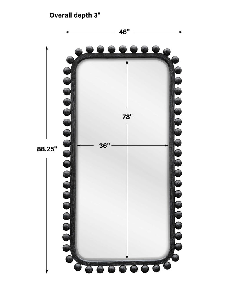 Brianza Mirror - 46x88 - Ebony