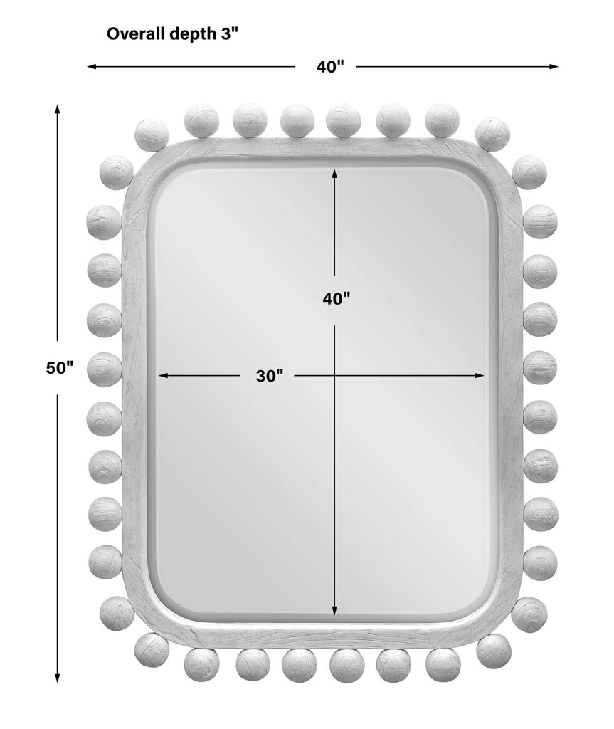 Brianza Mirror - 40X50 White