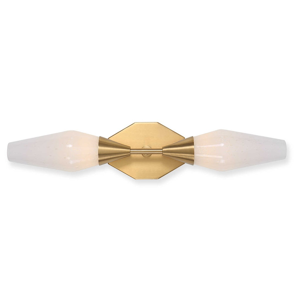 Agapanthus 2 Lt Sconce - Brass