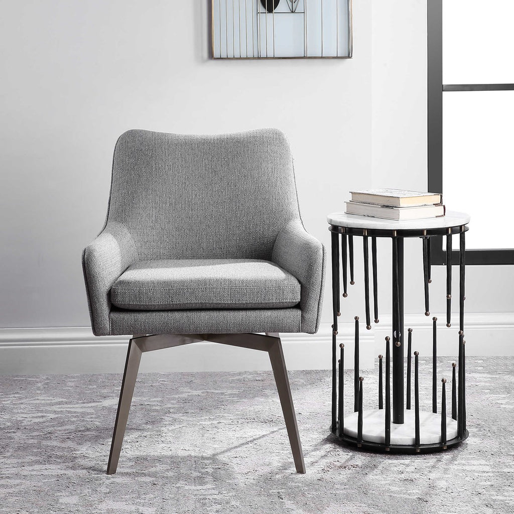 Let's Twist Dining Chair-Gray