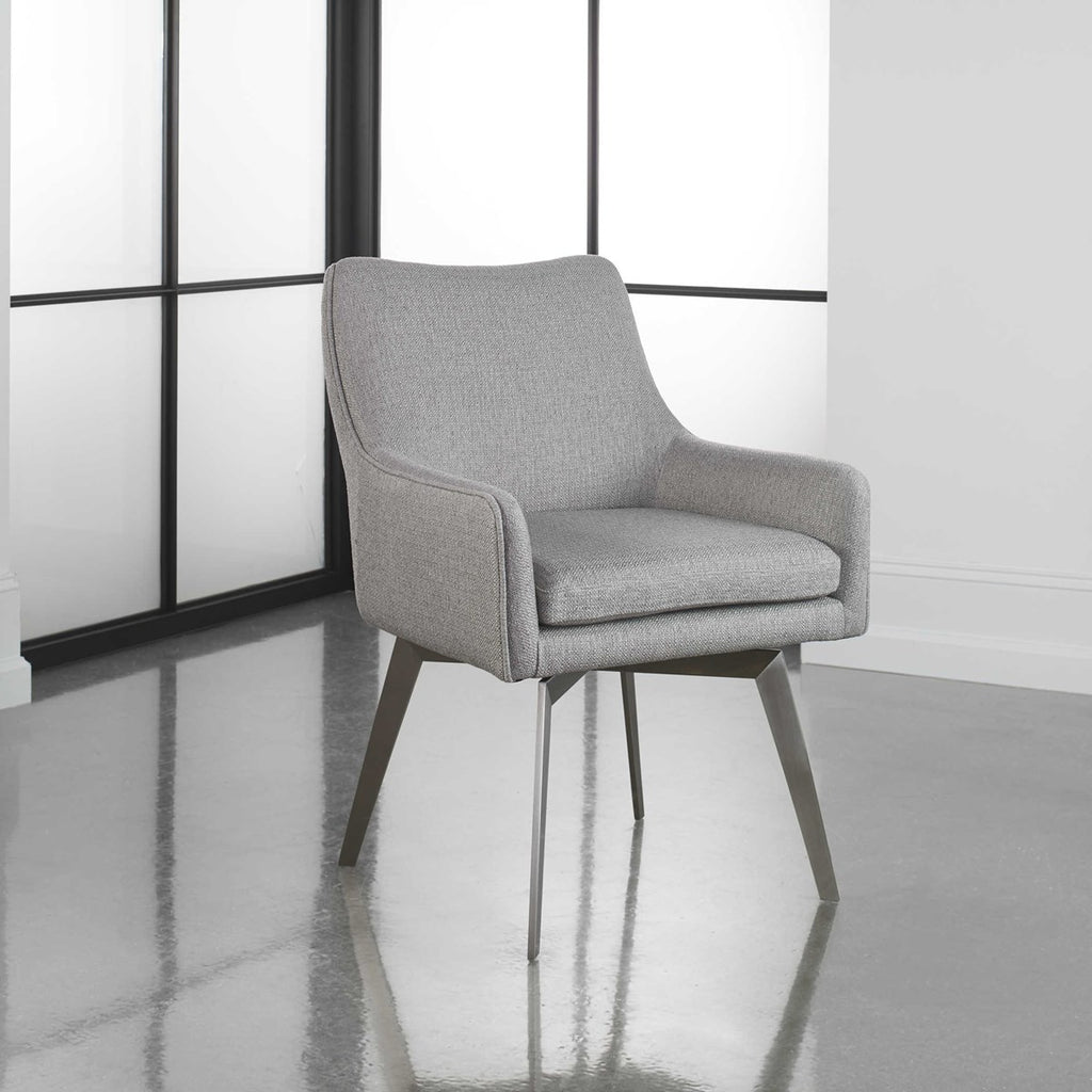 Let's Twist Dining Chair-Gray