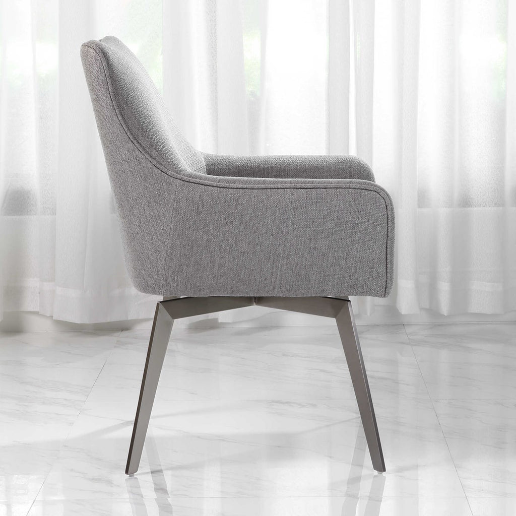 Let's Twist Dining Chair-Gray