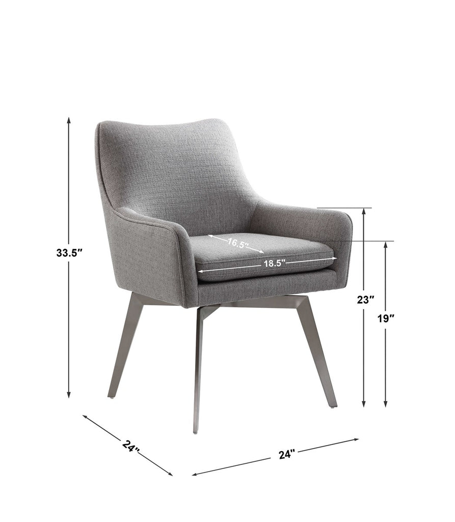 Let's Twist Dining Chair-Gray