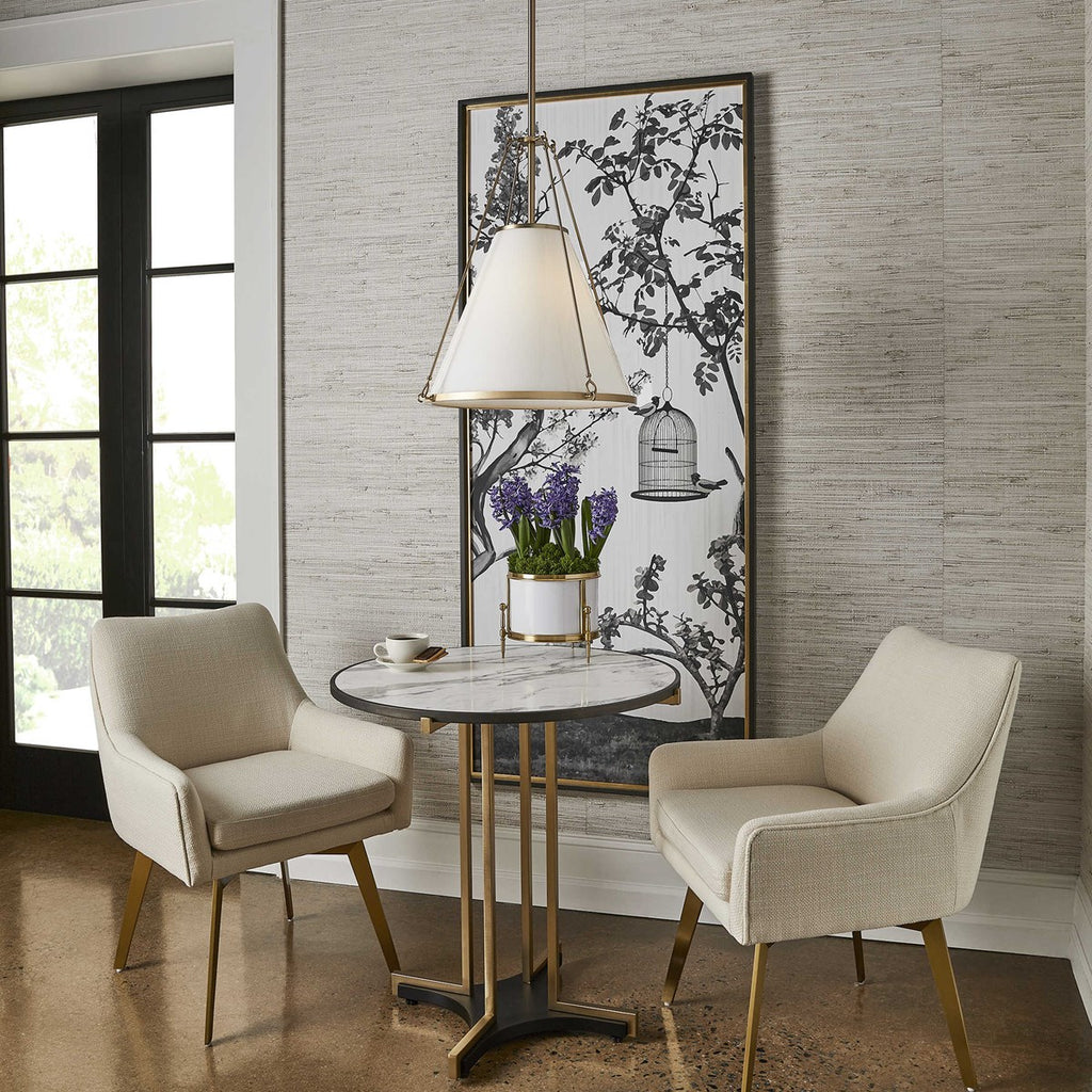 Let's Twist Dining Chair - Ivory