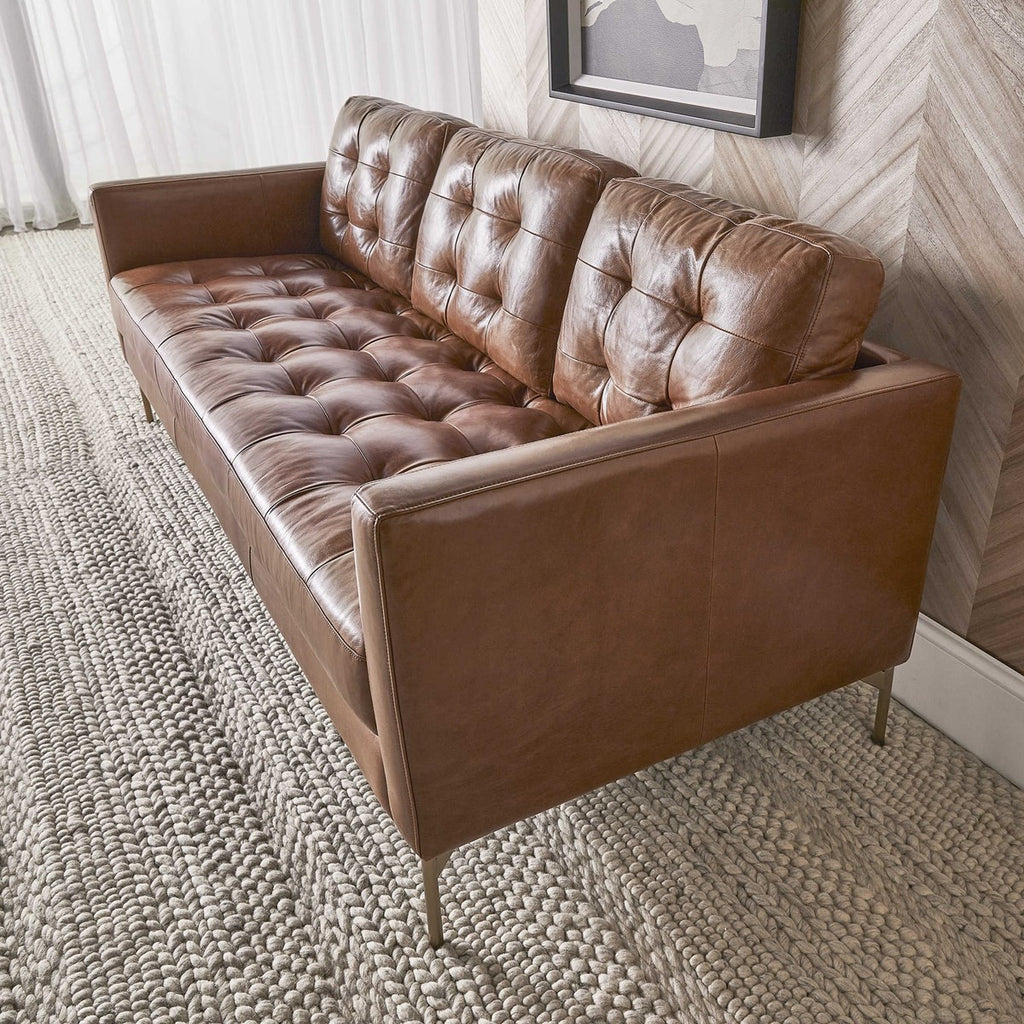 Ventura Sofa - Caramel Leather