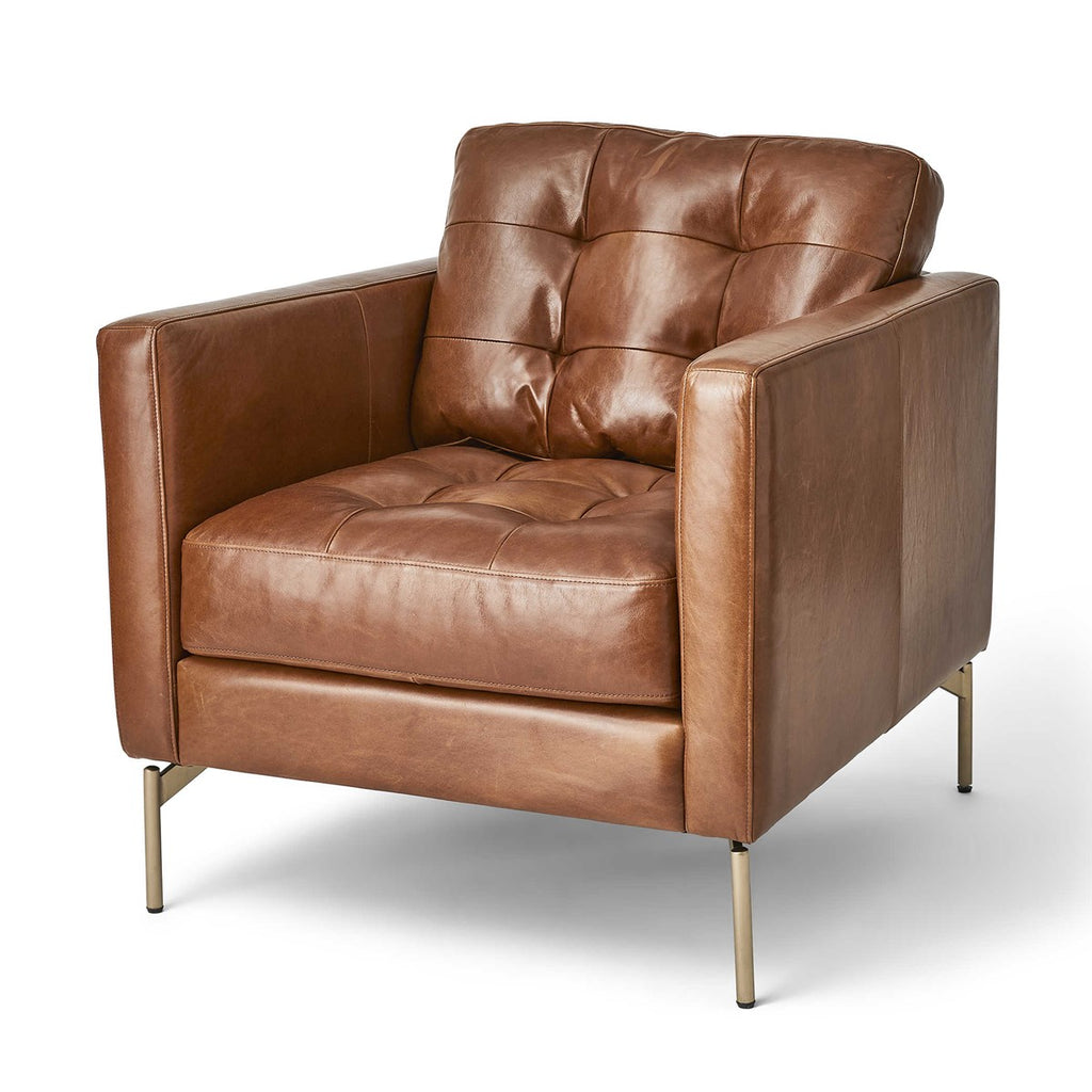 Ventura Chair - Caramel Leather