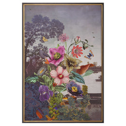 Serene Garden Fantasy Framed Print