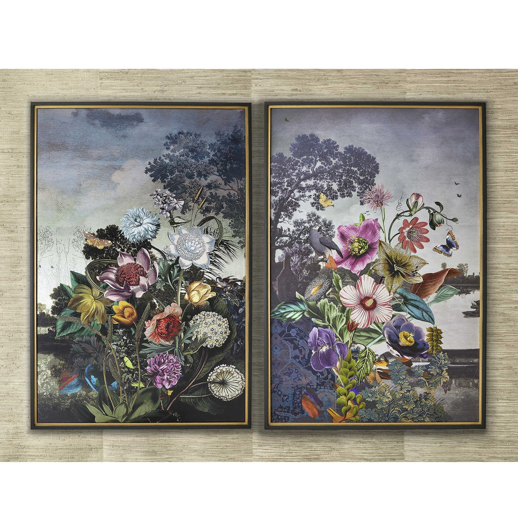 Serene Garden Fantasy Framed Print