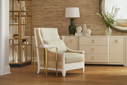 Raleigh Club Chair - Eggshell White