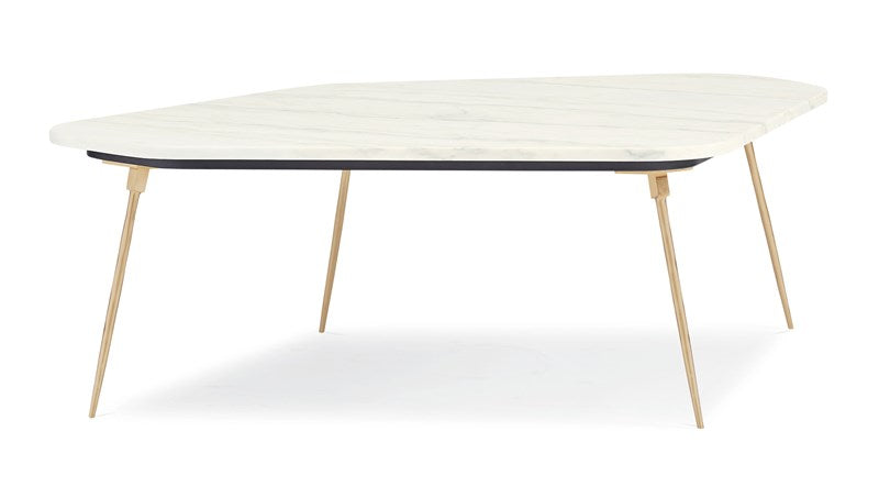 The Geo Modern Cocktail Table - Urban Brass