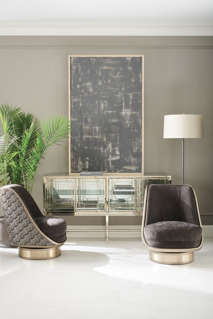 Go For A Spin - Harvest Bronze Accent Chair