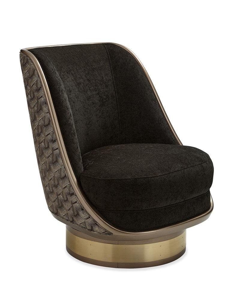 Go For A Spin - Harvest Bronze Accent Chair