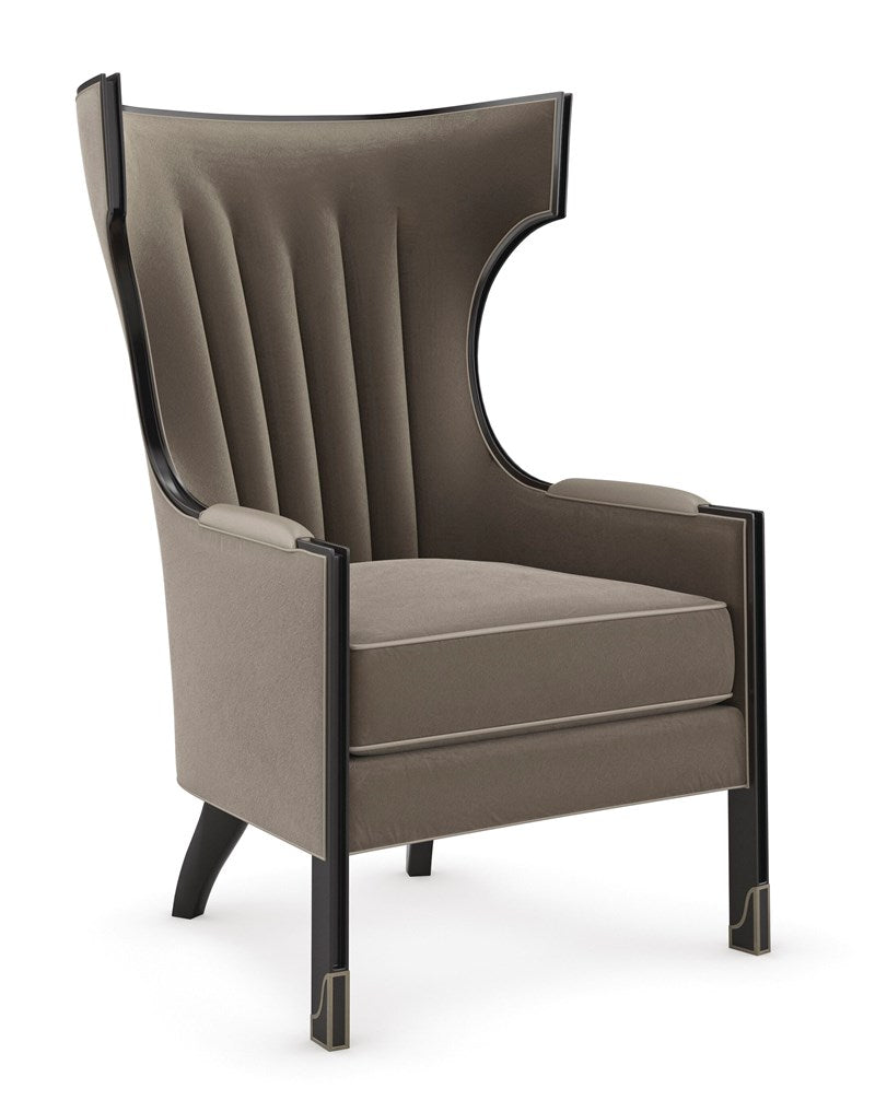 Wing Tip - Almost Black Accent Chair