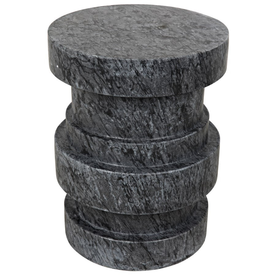 Vodder Side Table, Black Stone